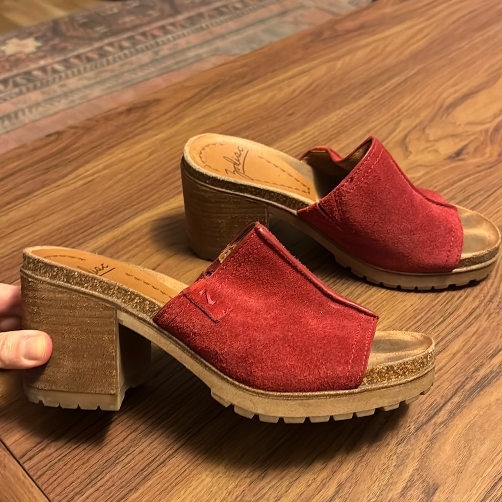 Zodiac Lissa Suede Chunky Platform Heal Sandal